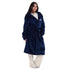 Snuggs Blanket Robe Dark Blue